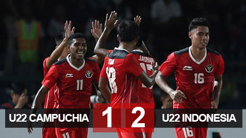 Kết quả U22 Campuchia 1-2 U22 Indonesia: ‘Nhà vua’ ngẩng cao đầu rời SEA Games 2023